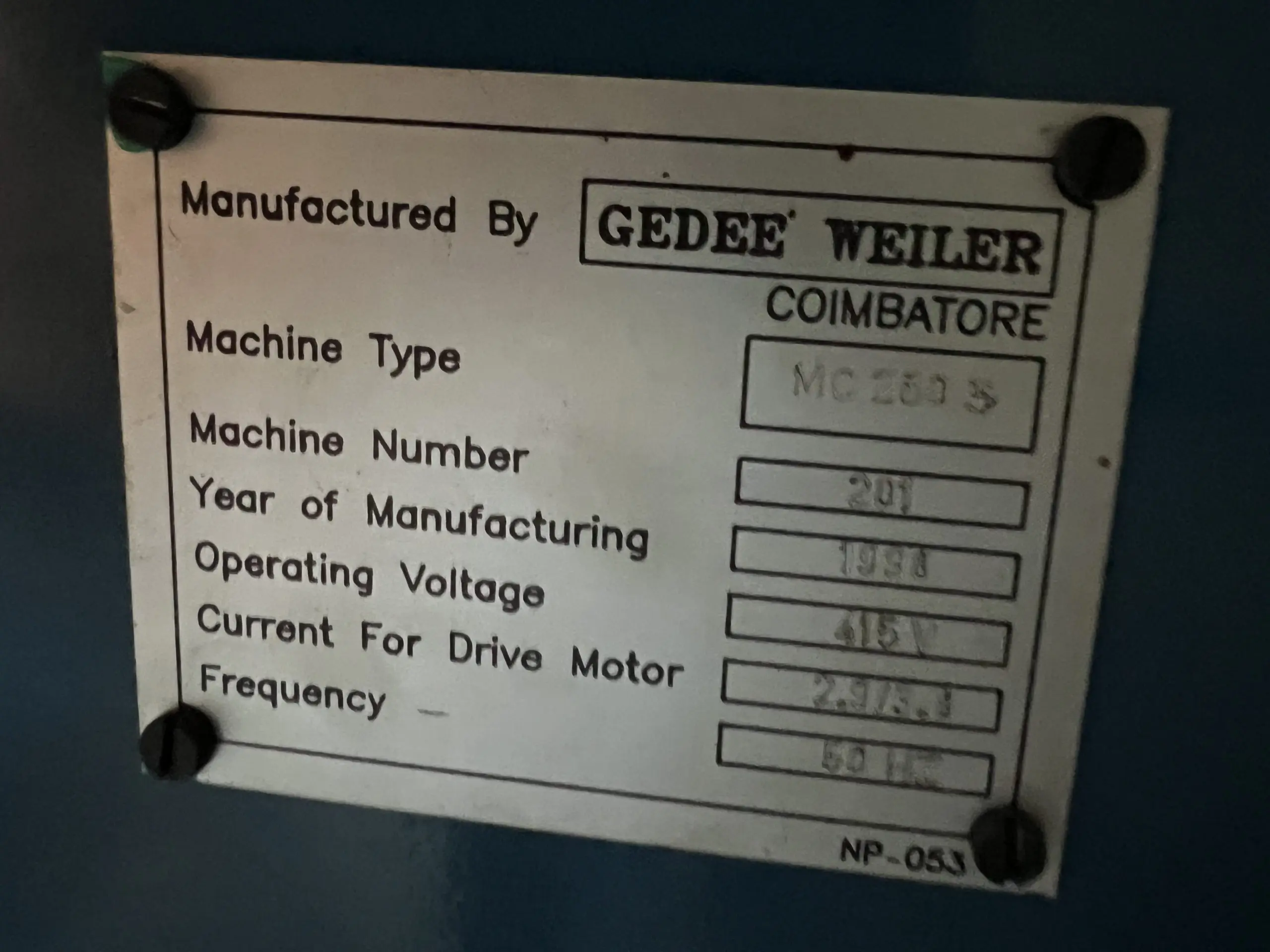 Gedee Weiler Capston Lathe TRT#05 - Image 3