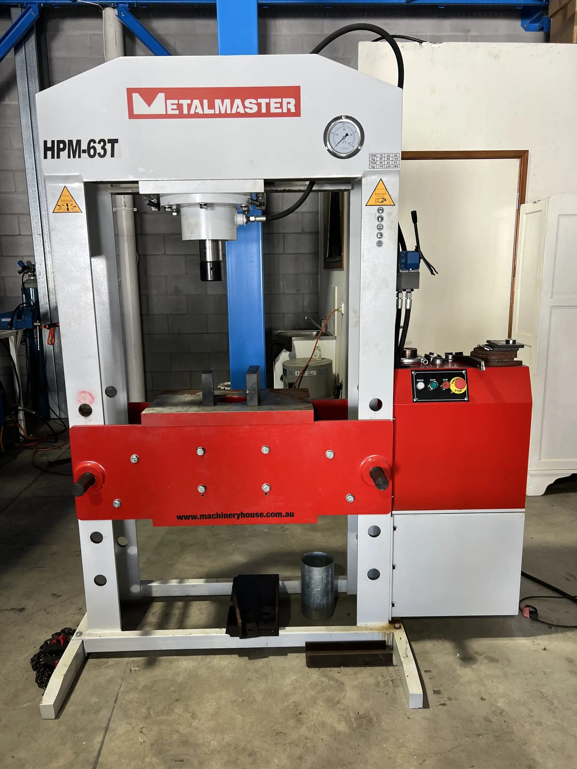 Metalmaster 63t Hydraulic Press TRT#01