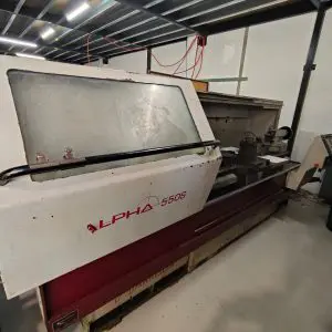 2002 Harrison Alpha 550S semi-auto CNC Lathe TRT#31