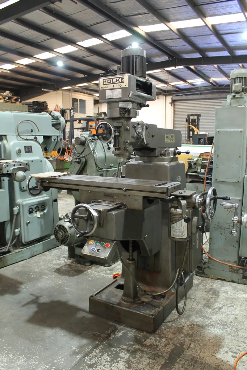 Holke F10-V Turret Milling Machine TRT#49
