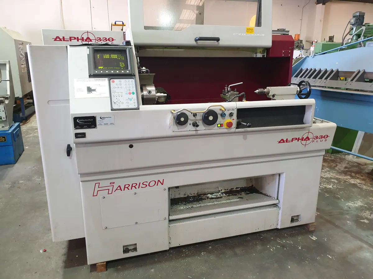 Harrison Alpha 330 Plus CNC Teach Lathe TRT#45