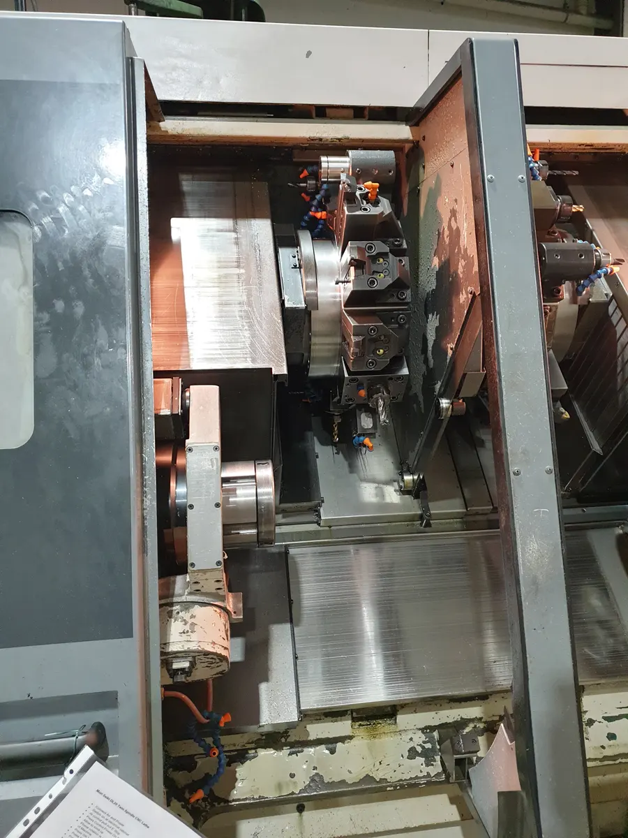 Mori Seiki DL20 MC Twin Spindle Twin Turret CNC Lathe TRT#43 - Image 5