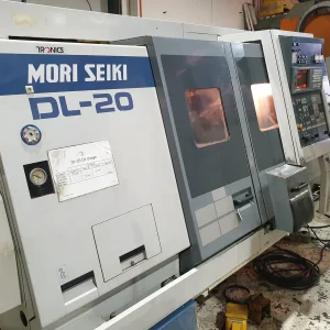 Mori Seiki DL20 MC Twin Spindle Twin Turret CNC Lathe TRT#43
