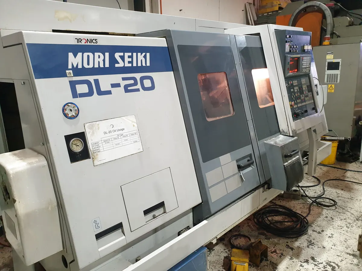 Mori Seiki DL20 MC Twin Spindle Twin Turret CNC Lathe TRT#43