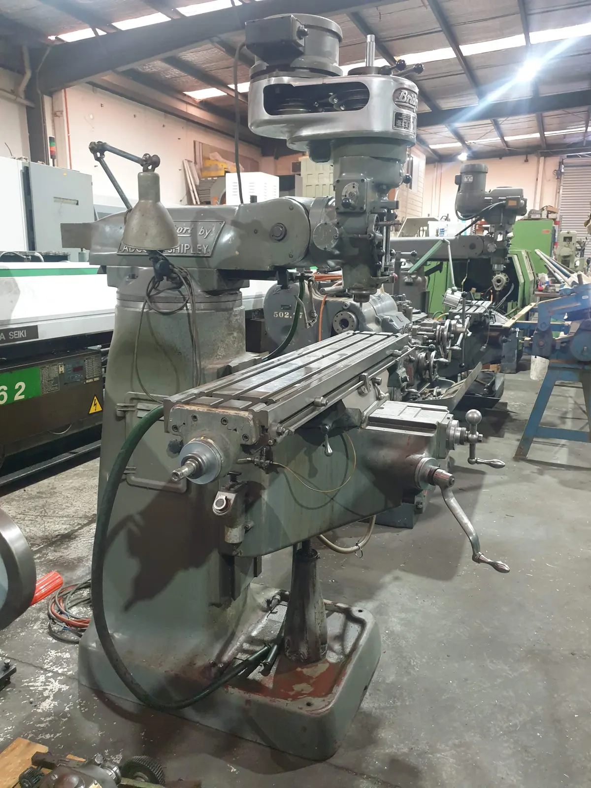 Bridgeport Turret Milling Machine TRT#51 - Image 6