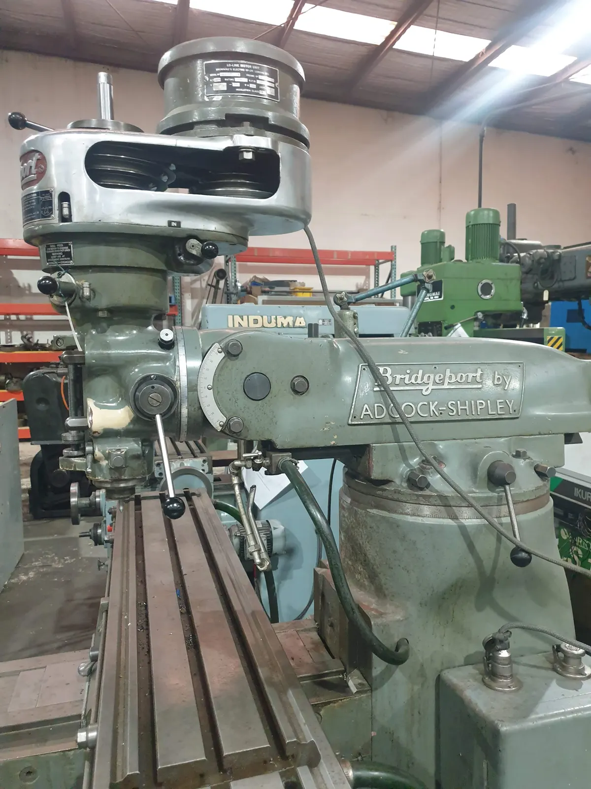 Bridgeport Turret Milling Machine TRT#51 - Image 2